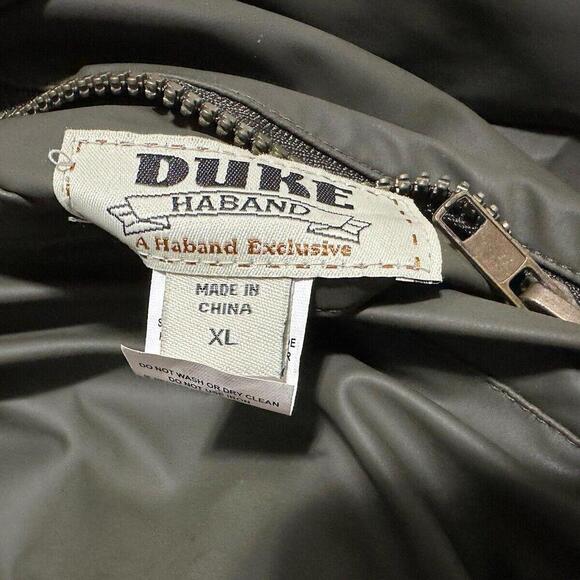 Vtg Camo Bomber Jacket Mens XL Reversible Blaze Orange Duck Camo PVC Shell - Picture 15 of 15